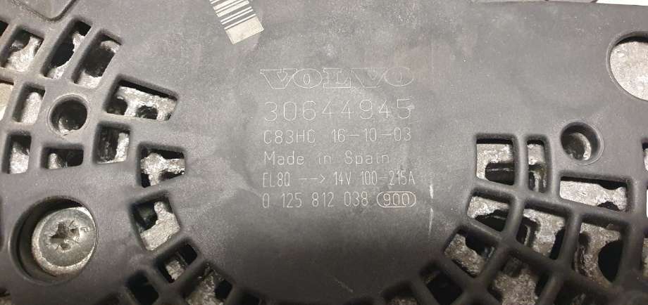 Dynamo til Volvo V60/V60 CC 2013-2018 (Type I, Fase 2)  (VOLVO|36012360||30644945)