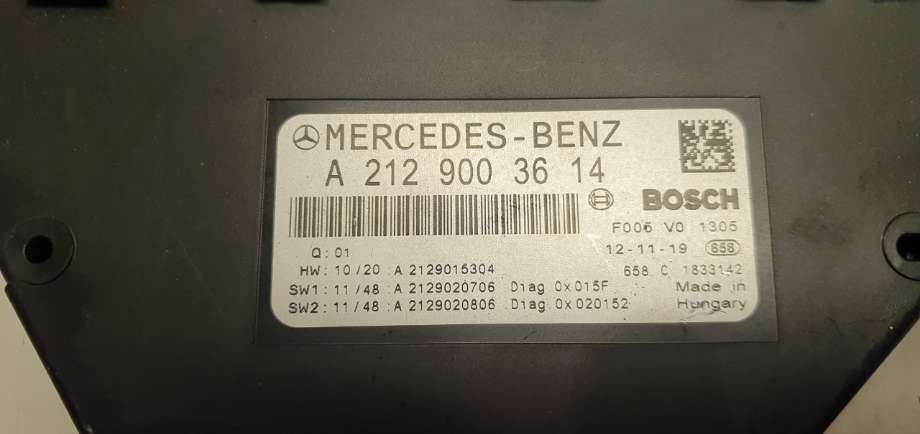 Sikringsboks til Mercedes E-Klasse 2013-2016 (Fase 2) (W212) (W212) (MERCEDES|A 231 900 15 07||2129003614)