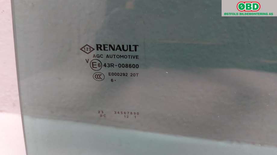 Siderute venstre bak til Renault Scenic 2016-2019 (Type IV)  (RENAULT|823010827R|)