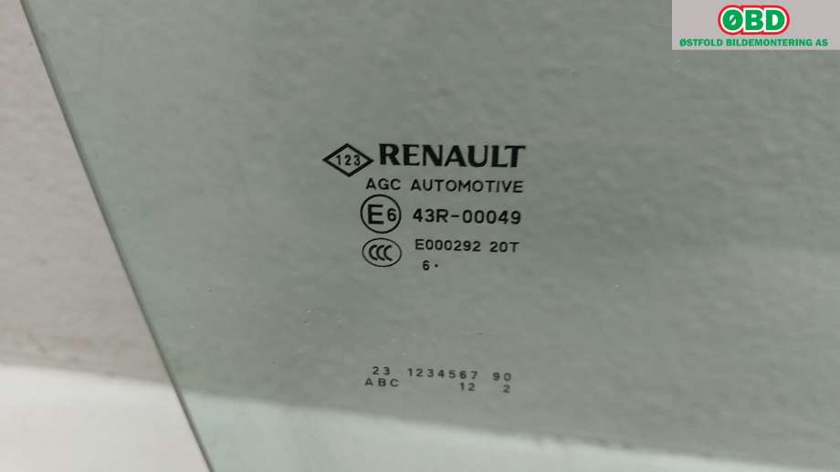 Siderute høyre foran til Renault Scenic 2016-2019 (Type IV) (RENAULT|803007502R|)
