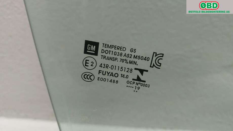 Siderute høyre foran til Opel Ampera-e 2017-->> (Type II)  (OPEL|42642563|)