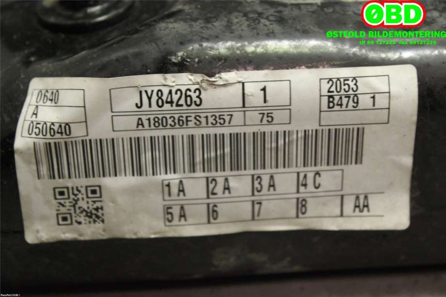 Travers foran hoved til Ford Fiesta 2017-->> (Type VII)  (FORD|2482224|)