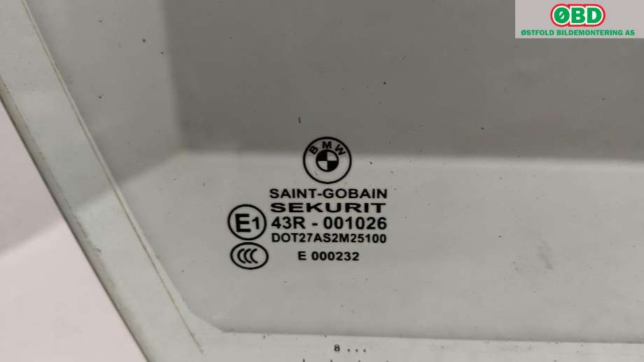 Siderute høyre foran til BMW 7-Serie 2009-2015 (F01/F02/F03/F04) (F01/F02/F03/F04) (BMW|51 33 7 182 084|)