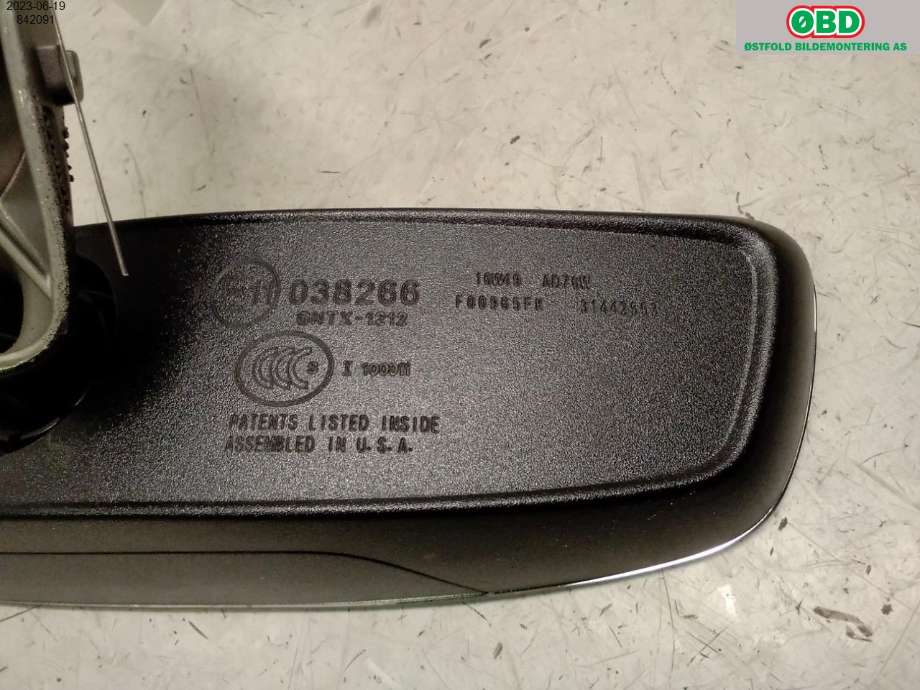 Speil innvendig til Volvo XC90 2015-2025 (Type II)  (VOLVO|31442553|)