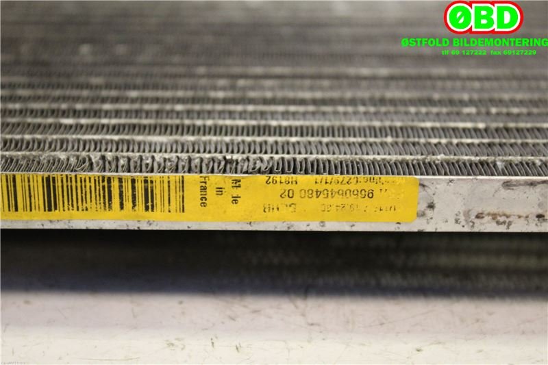 Aircondition radiator til Peugeot 308 2007-2011 (Type I, Fase 1)  (PEUGEOT|6455 GH||9650545480)