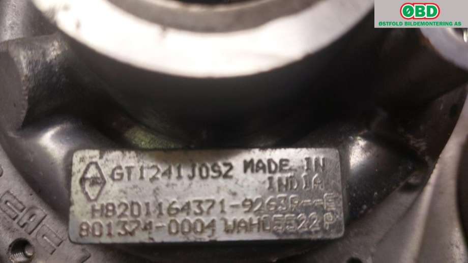 Turbo til Renault Kangoo 2008-2021 (Type II) (RENAULT|144116213R|)