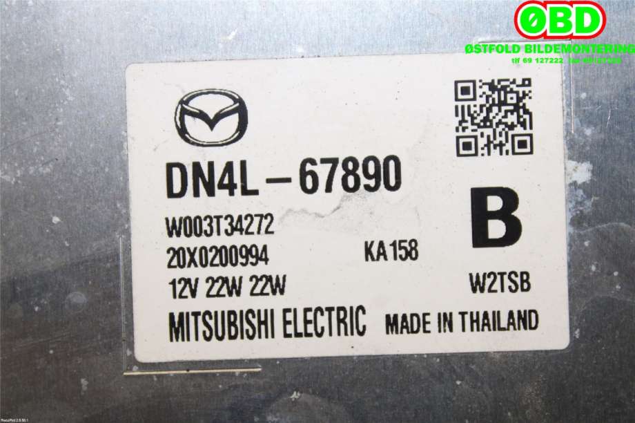 Styreenhet xenon/ballast til Mazda MX-30 2020-->>  (MAZDA||DN4L67890)