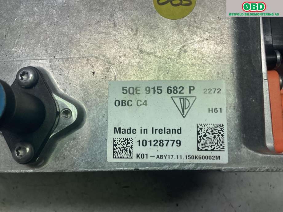 Batterilader (OBC - On Board Charger) til Porsche Cayenne 2010-2017 (92A) (92A) (PORSCHE||5QE915682P)
