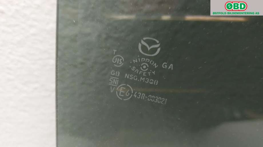 Siderute høyre bak til Mazda CX-3 2015-2022 (MAZDA|D10E-72-510|)