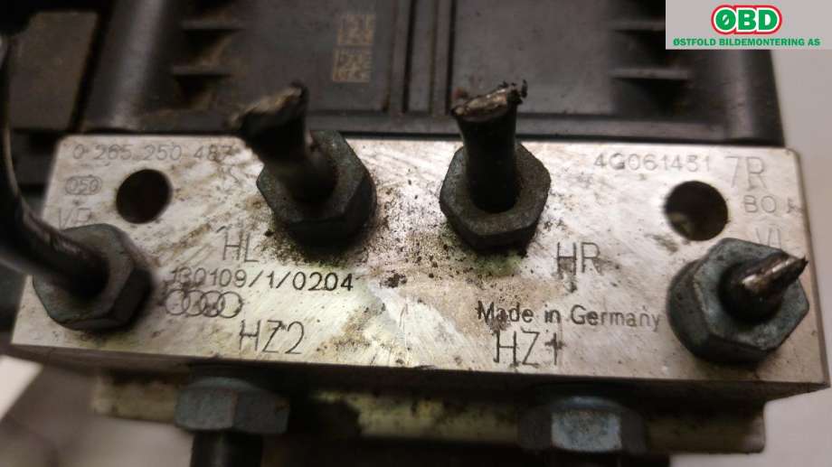 ABS sentral til Audi A6 2011-2014 (Type IV, Fase 1) (C7) (C7) (AUDI|4G0 614 517 R|0265250487|4G0614517R)