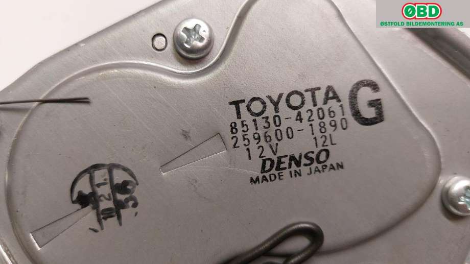 Viskermotor bakrute til Toyota RAV4 2009-2013 (Type III, Fase 2)  (TOYOTA|8513042061|)