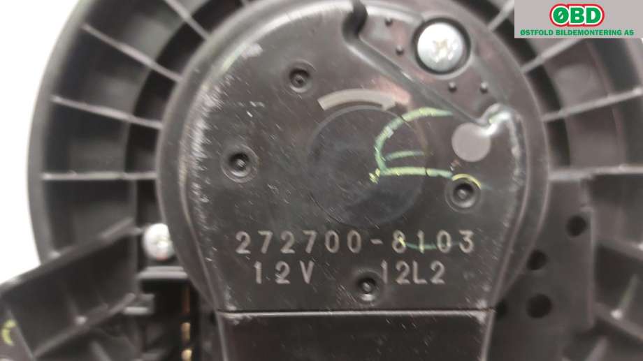 Varmeapparat motor til Toyota RAV4 2009-2013 (Type III, Fase 2)  (TOYOTA|8710342101||2727008103)