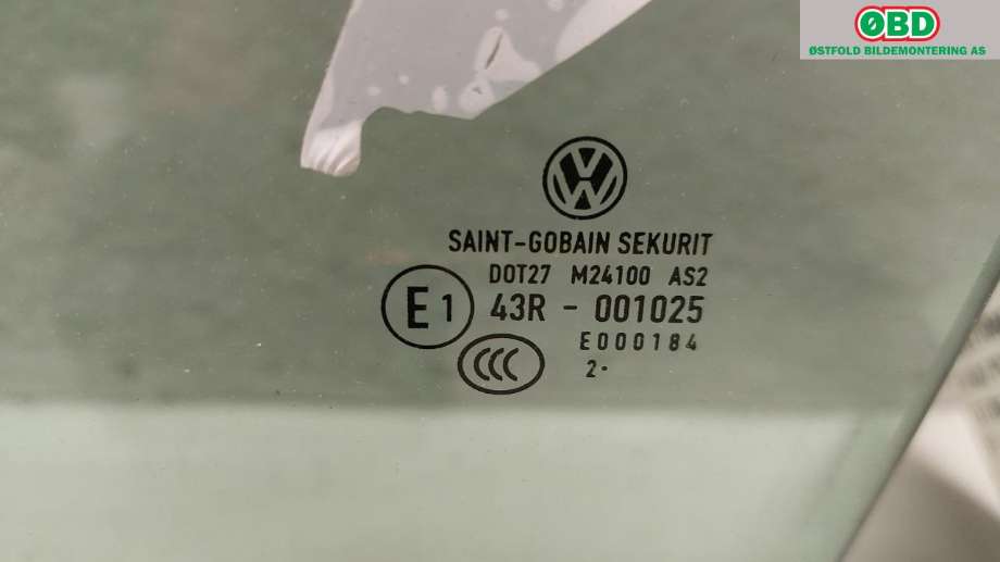 Siderute venstre foran til VW Golf, Plus/Cross 2009-2013 (Fase 2) (VOLKSWAGEN|5M0 845 201 A|)