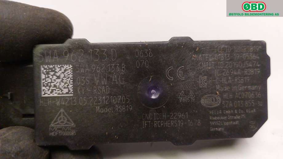 Sensor diverse til Škoda Enyaq 2021-->>  (SKODA ENYAQ 80X NY|5WA 962 133 D||5WA962133D)