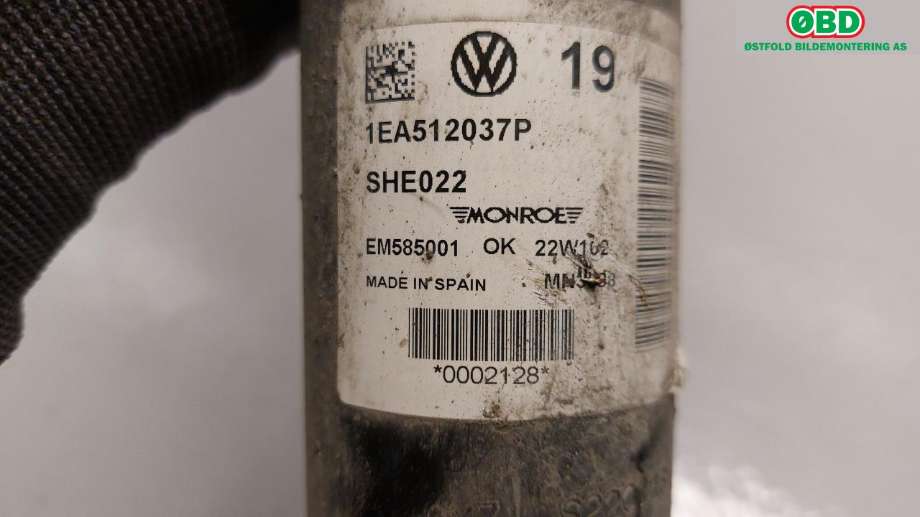 Støtdemper bak til Škoda Enyaq 2021-->>  (SKODA ENYAQ 80X NY|1EA 513 119 M||1EA512037P)