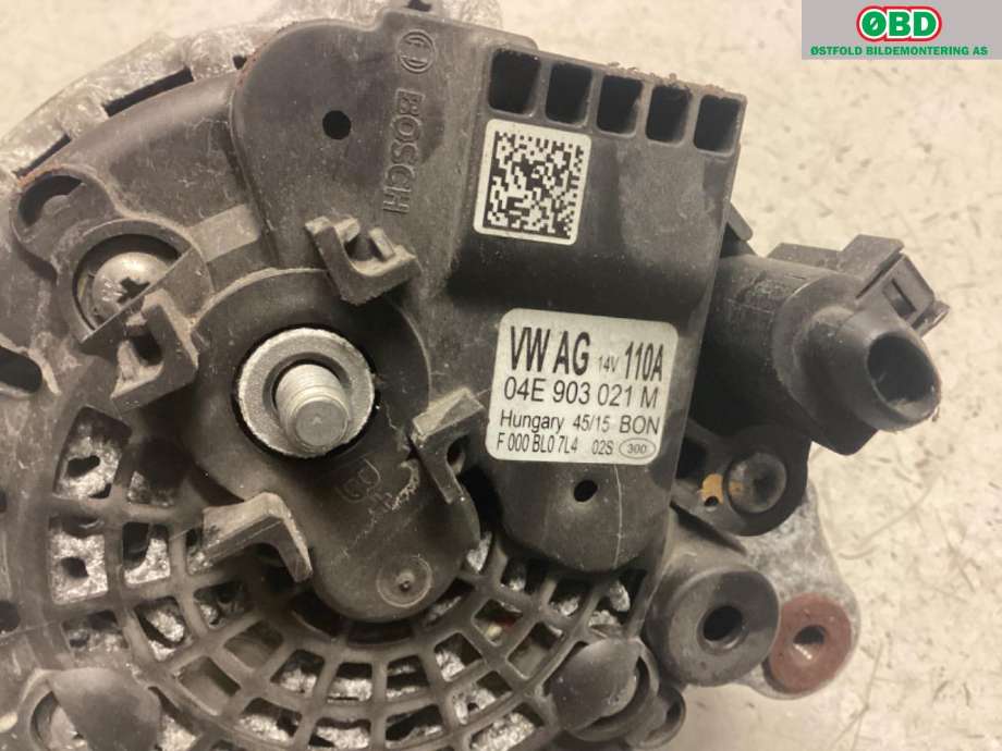 Dynamo til Škoda Rapid 2012-2019  (SKODA|04E 903 021 M|04E 903 021 N|)