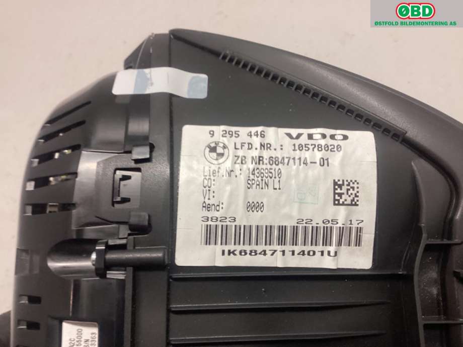 Instrumentpanel til BMW 2-Serie 2014-2021 (F22/F23) (F22/F23) (BMW|62 10 5 A03 E60|)