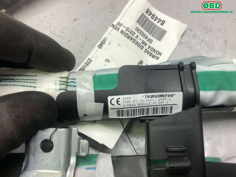 Airbag gardin venstre til Honda HR-V 2015-2021 (Type II) (HONDA|)