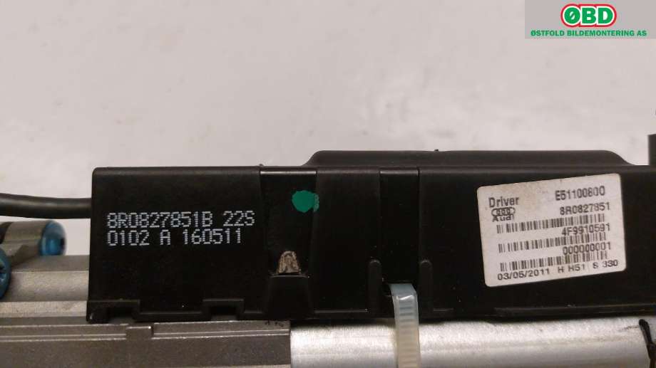 Baklukeåpner motor til Audi Q5 2008-2012 (Type I, Fase 1)  (AUDI|8R0 827 851 B||8R0827851B)