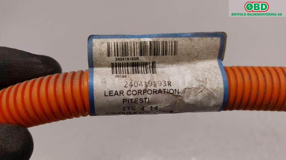 Kabel høy volt (HV) hybrid til Renault Zoe 2013-2019 (Fase 1)  (RENAULT|240419193R|)