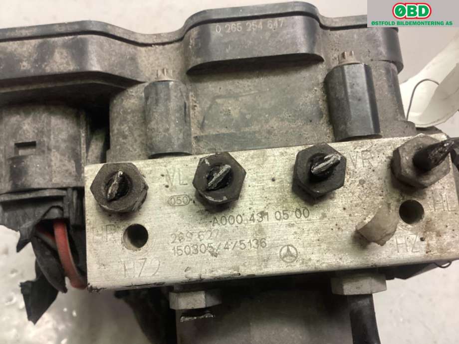 ABS sentral til Mercedes CLA 2013-2019 (C117) (C117) (MERCEDES|A 009 431 47 12|A 000 431 38 00|0004310500)
