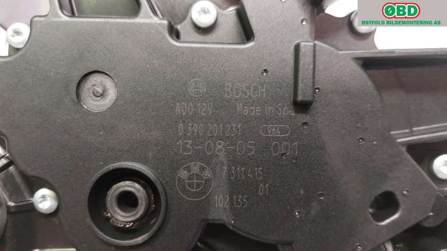 Viskermotor bakrute til BMW 5-Serie 2010-2017 (F10/F11) (F10/F11) (BMW|67 63 7 311 415|)