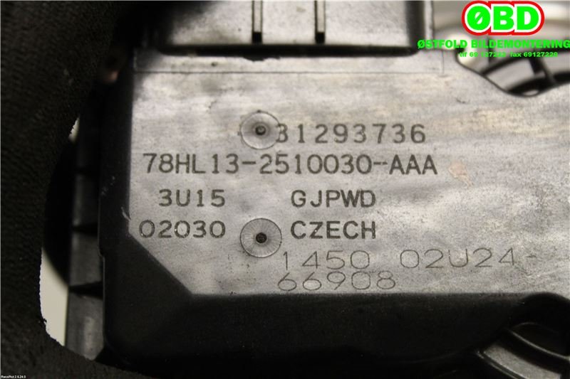 Spjeldhus til Volvo V40 2012-2019  (VOLVO V40 R-DESIGN|31293736|)
