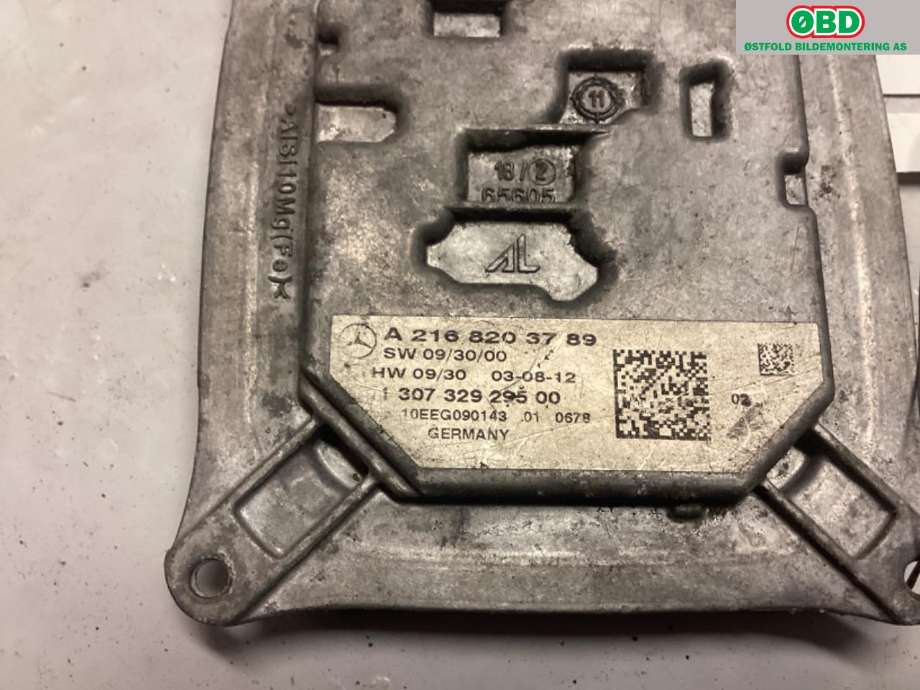 Styreenhet xenon/ballast til Mercedes S-Klasse 2005-2013 (W221) (W221) (MERCEDES|A 216 820 37 89||2168203789)
