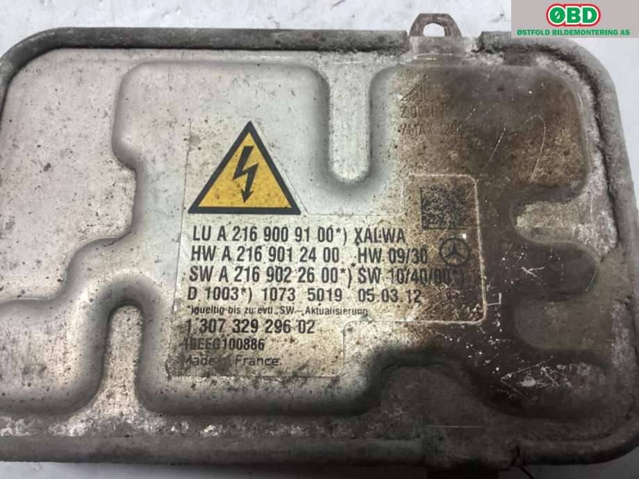 Styreenhet xenon/ballast til Mercedes S-Klasse 2005-2013 (W221) (W221) (MERCEDES|A 216 900 91 00||2169009100)
