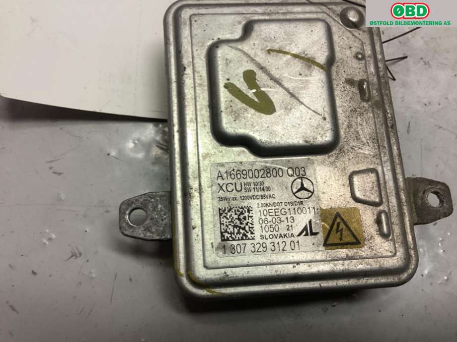 Styreenhet xenon/ballast til Mercedes ML 2011-2015 (Fase 1) (W166) (W166) (MERCEDES|A 166 900 28 00||1669002800)