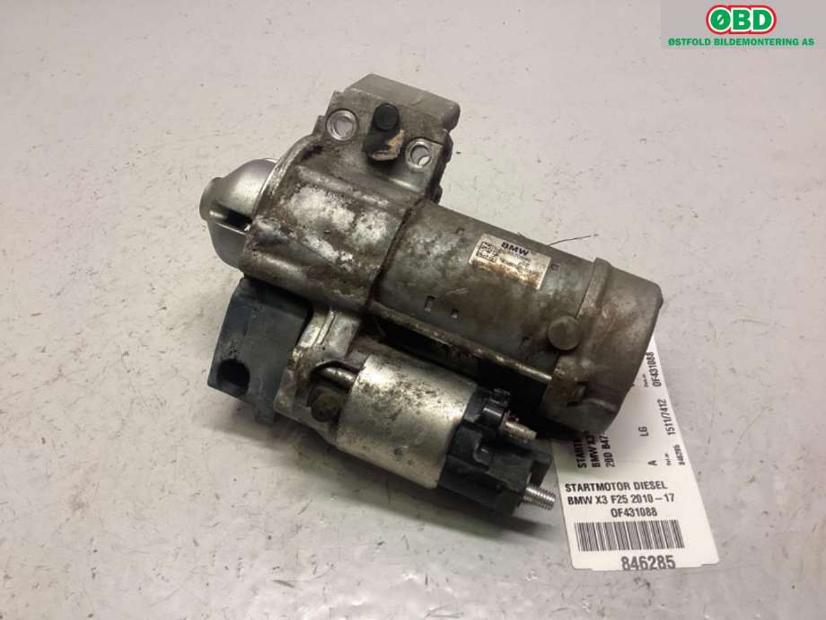 Starter diesel til BMW X3 2010-2017 (F25) (F25) (BMW|12 41 8 570 846|)