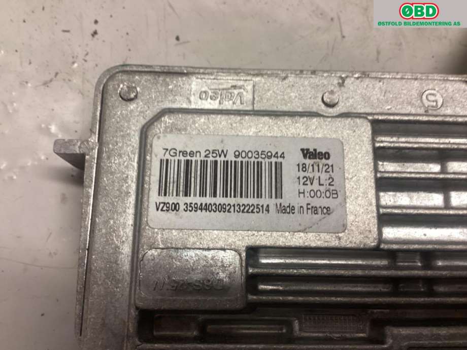 Styreenhet xenon/ballast til Toyota Proace 2016-->> (Type II)  (Toyota|)