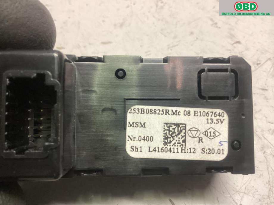 Bryter diverse til Renault Zoe 2013-2019 (Fase 1)  (253B08825R|)