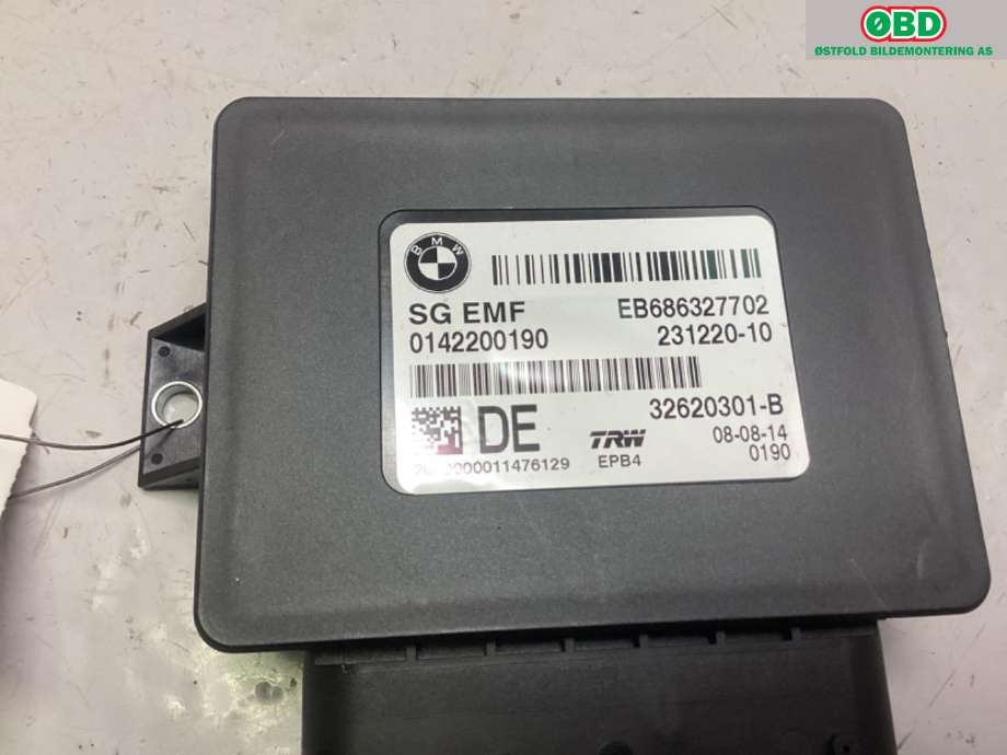 Styreenhet elektrisk parkbrems (EPB - Electric Parking Brake) til BMW X3 2010-2017 (F25) (F25) (BMW|34 43 6 887 358|)