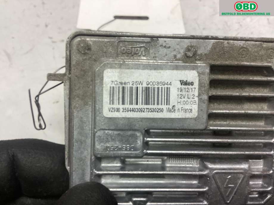 Styreenhet xenon/ballast til Peugeot Expert 2016-->> (Type III)  (PEUGEOT|98 060 865 80|90035944|)
