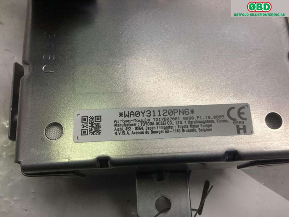Airbag passasjer til Toyota RAV4 2019-->> (Type V)  (TOYOTA|7396042110|)