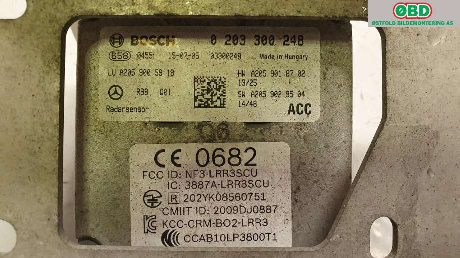 Diverse deler til Mercedes GLC 2015-2022 (X253) (X253) (MERCEDES||2059005918)