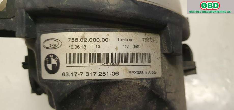 Tåkelykt venstre foran til BMW X5 2013-2018 (F15) (F15) (BMW|63 17 7 317 251|)