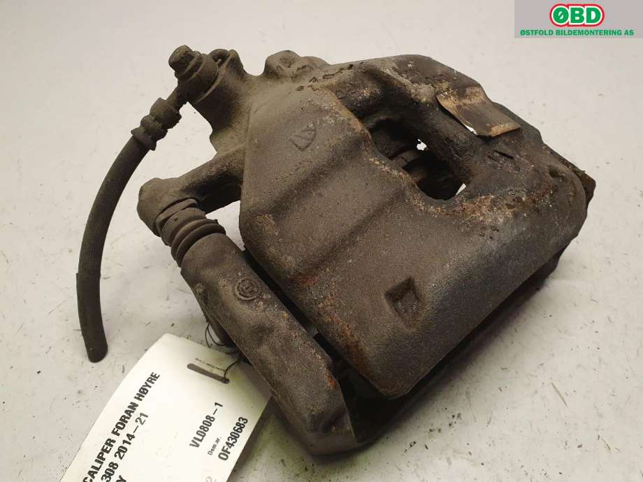 Bremsecaliper høyre foran til Peugeot 308 2013-2021 (Type II)  (PEUGEOT|16 104 282 80|)