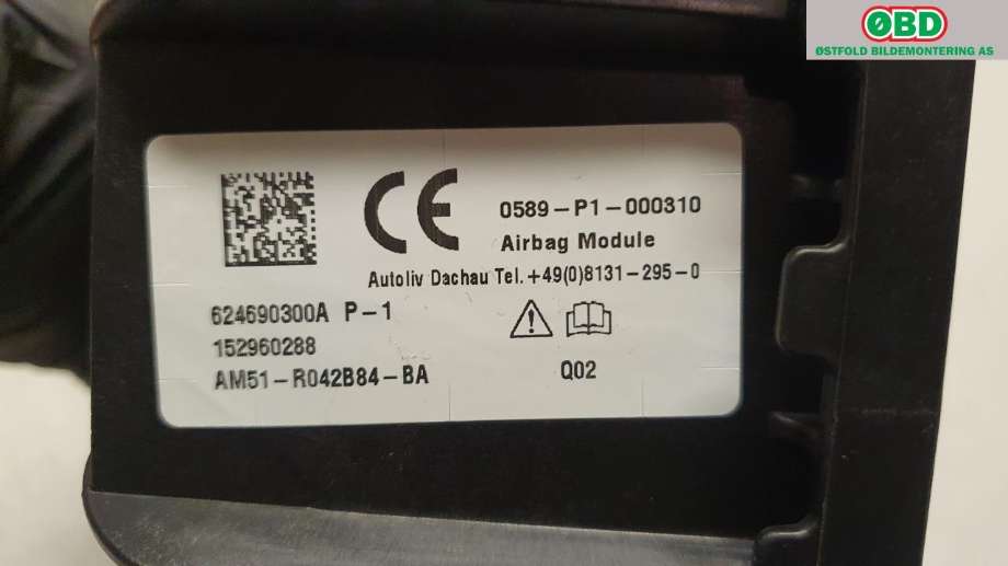 Airbag passasjer til Ford Kuga 2013-2019 (FORD|1841353||AM51R042B84BA)