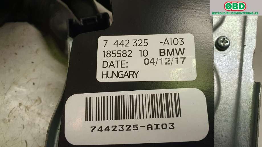 Viskermotor bakrute til BMW 2-Serie 2014-2021 (F22/F23) (F22/F23) (BMW|67 63 7 442 325||7442325)