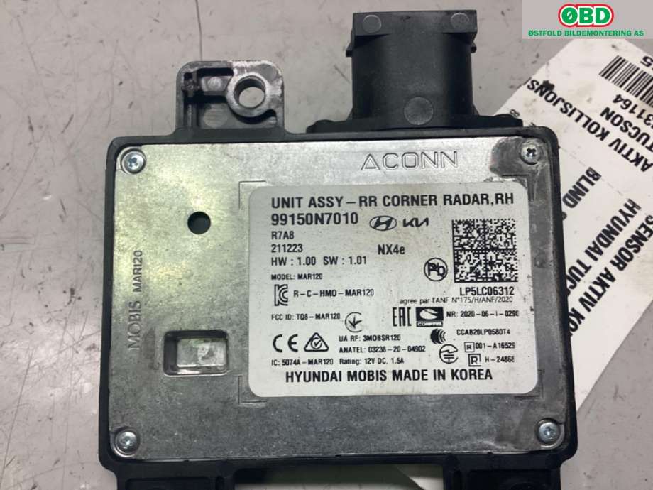 Sensor radar til Hyundai Tucson 2021-->> (HYUNDAI||99150N7010)