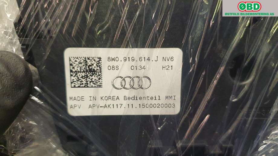 Bryter diverse til Audi A4 2015-2019 (Type V, Fase 1) (B9) (B9) (AUDI|8W0 919 614 J|)