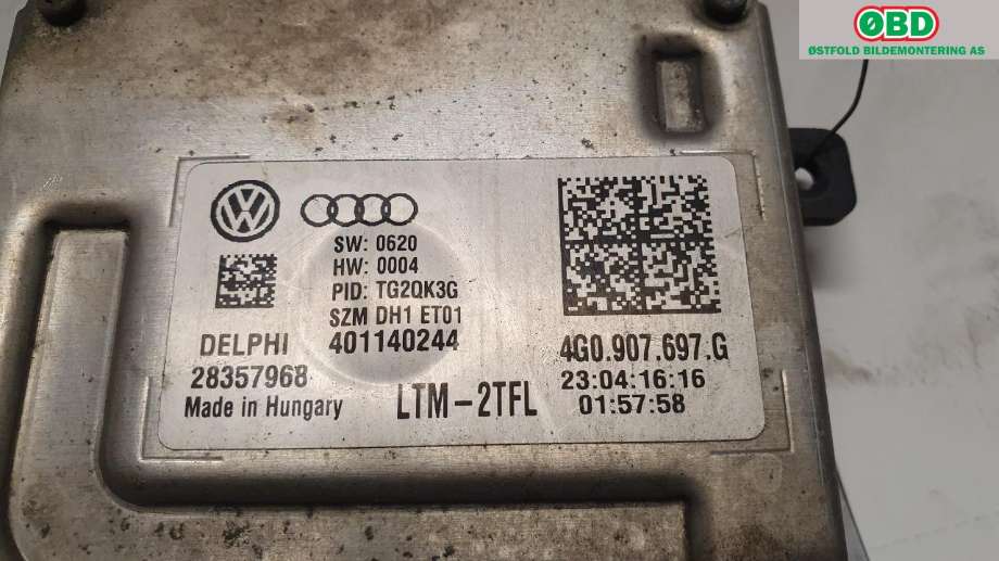 Styreenhet xenon/ballast til VW Transporter / Caravelle 2015-2019 (T6) (T6) (VOLKSWAGEN|4G0 907 697 F||4G0907697G)