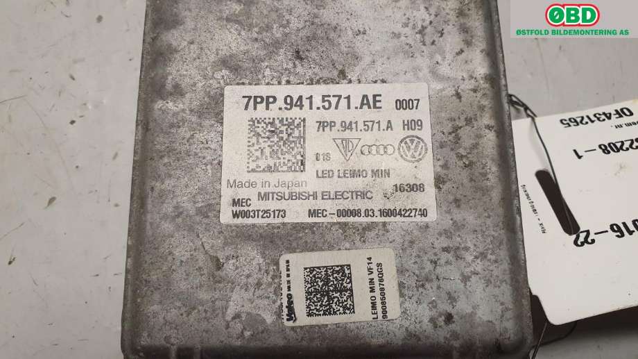 Styreenhet xenon/ballast til VW Transporter / Caravelle 2015-2019 (T6) (T6) (VOLKSWAGEN|7PP 941 571 AC||7PP941571AE)