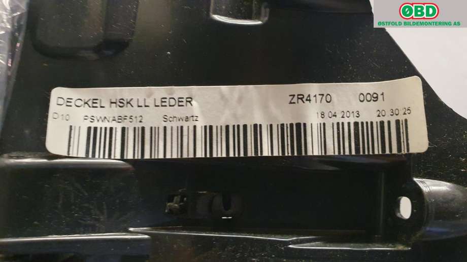 Hanskerom til Porsche Panamera 2009-2017 (Type I) (970) (970) (PORSCHE|970 552 204 13|)