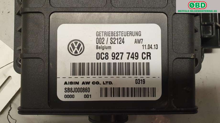 Styreenhet girkasse til Porsche Panamera 2009-2017 (Type I) (970) (970) (PORSCHE||0C8927749CR)