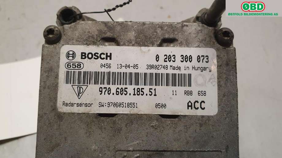 Sensor radar til Porsche Panamera 2009-2017 (Type I) (970) (970) (PORSCHE|970 605 185 51|)