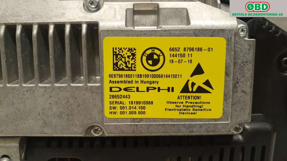 Instrumentpanel til BMW X5 2018-->> (G05) (G05) (BMW|62 10 5 A54 CC1|62 10 5 A5A 9F3|6652879618601)