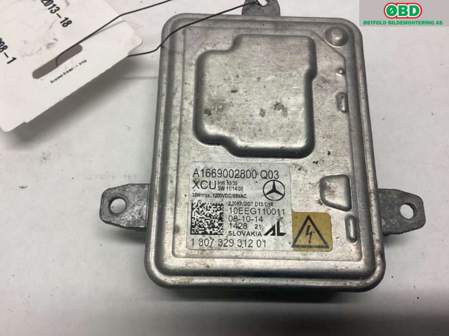 Styreenhet xenon/ballast til Mercedes A-Klasse 2012-2018 (W176) (W176) (MERCEDES|A 166 900 28 00|)
